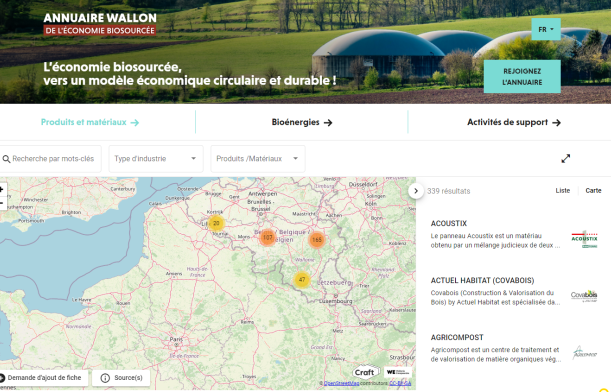 L’annuaire wallon de l’économie biosourcée L’annuaire wallon de l’économie biosourcée