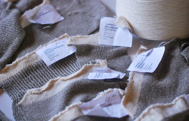 Tissu en maille - chanvre textile